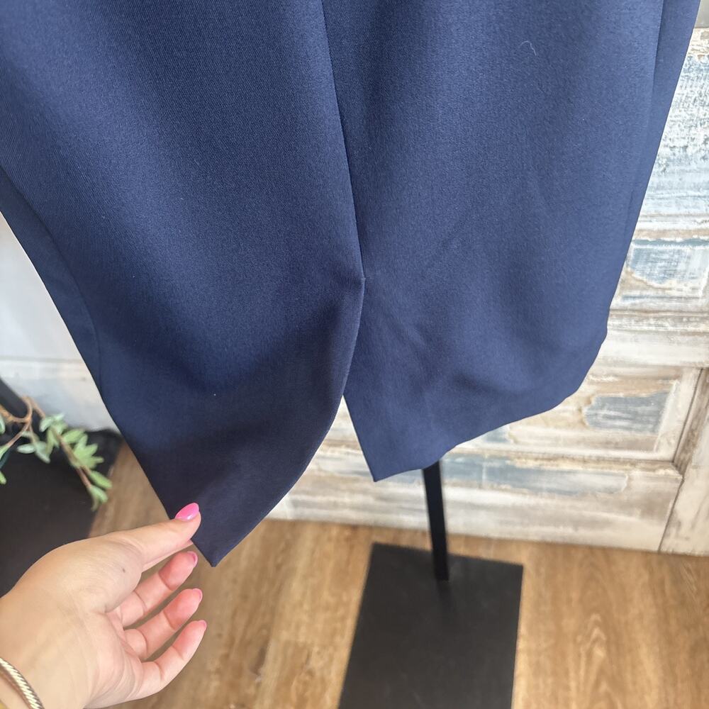MM. LaFleur Dark Navy Blue V-Neck Sleeveless Aditi Sheath Dress Size 2 - Picture 14 of 14